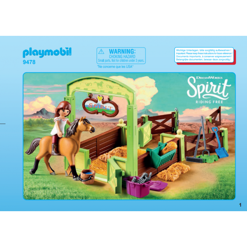 Playmobil® 30806165 Notice de montage - Country 9478