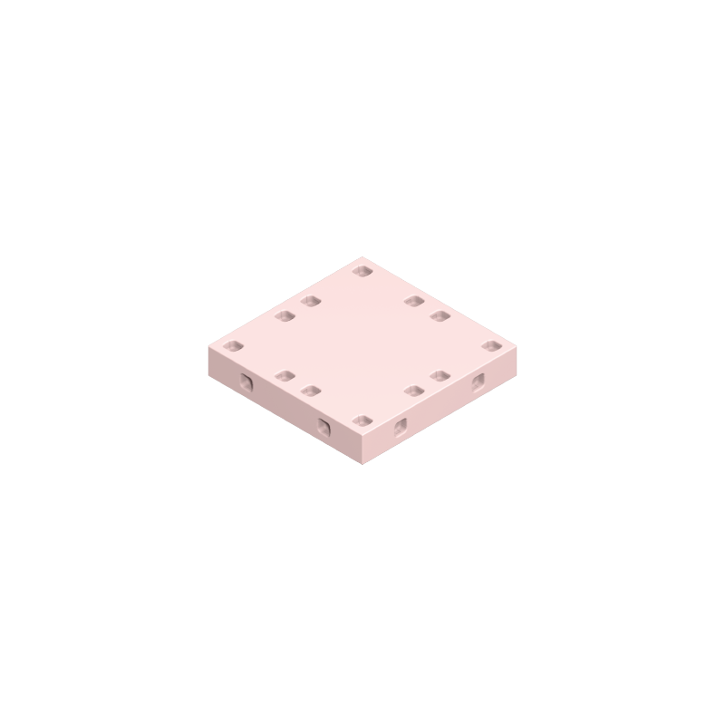 Playmobil® 30074383 Plaque de base 90x90 - Rose clair