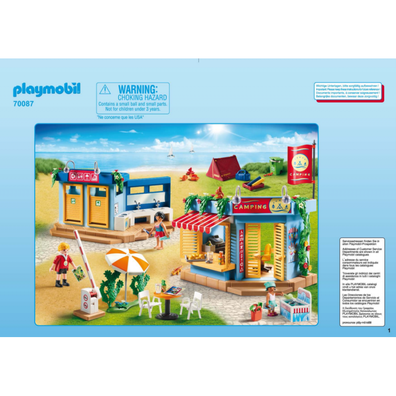 Playmobil® 30822795 Notice de montage - Family Fun 70087