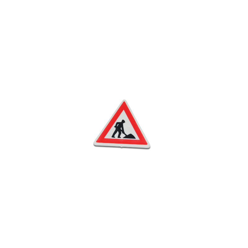 Playmobil® Panneau "TRAVAUX" triangulaire avec clip