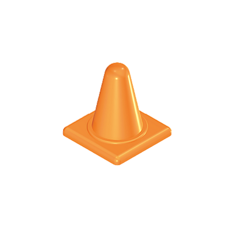 Playmobil® 30290220 Cone de chantier orange