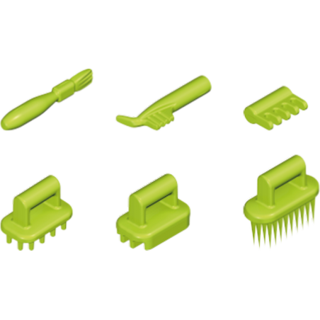 Playmobil® 30512273 Lot d'accessoires brosse chevaux - Vert