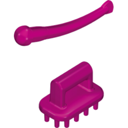 Playmobil® 30611732 Cravache d'équitation / brosse cheval - Magenta