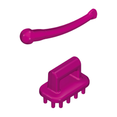 Playmobil® 30611732 Cravache d'équitation / brosse cheval - Magenta