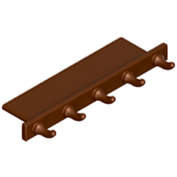 Playmobil® 30022094 Etagère Porte manteau - Marron