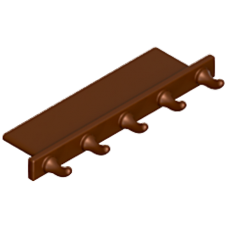 Playmobil® 30022094 Etagère Porte manteau - Marron