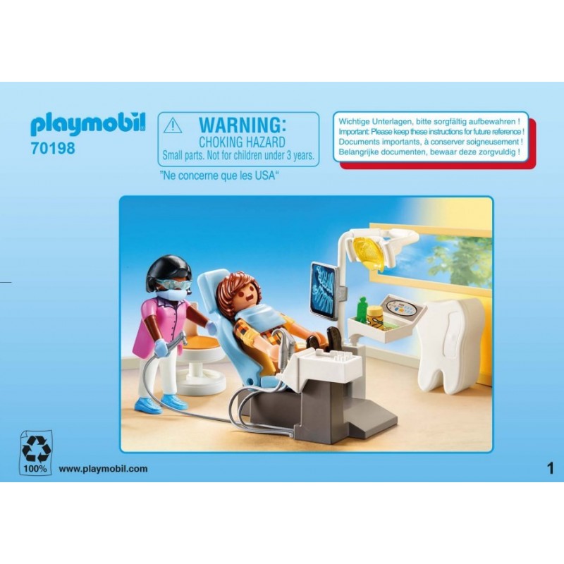 Playmobil® 30825105 Notice de montage - City Life 70198