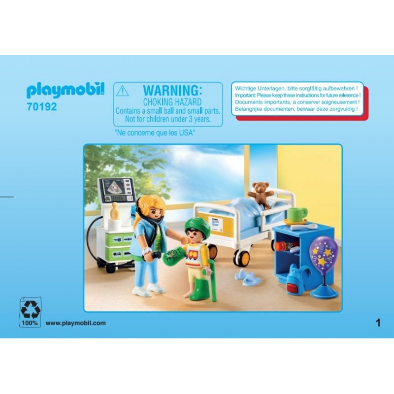 Playmobil® 30824655 Notice de montage - City Life 70192