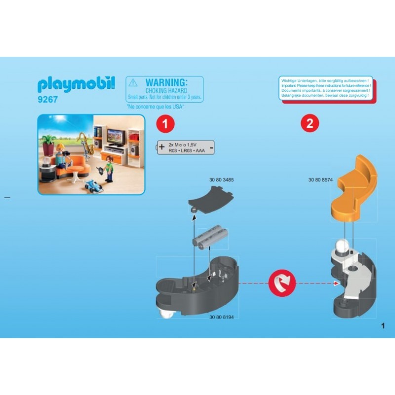Playmobil 9267 – Dans le salon City life