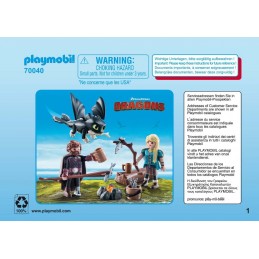 Playmobil® 30820795 Notice de montage - Dragons 70040