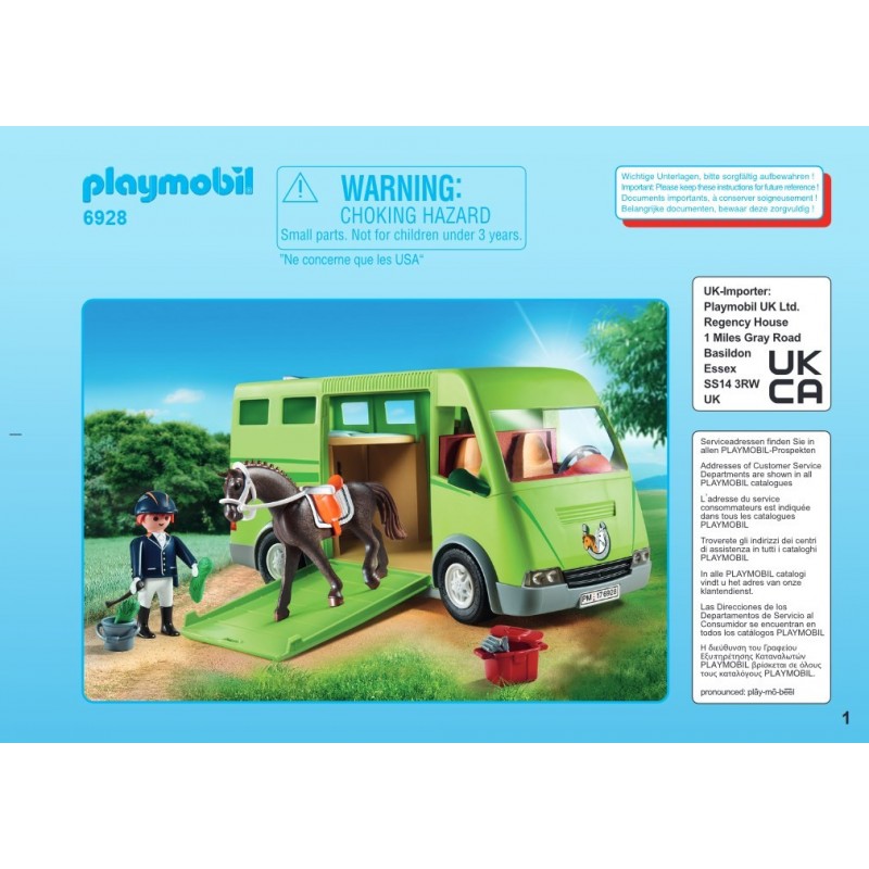 Playmobil® 30807894 Notice de montage - Country 6928