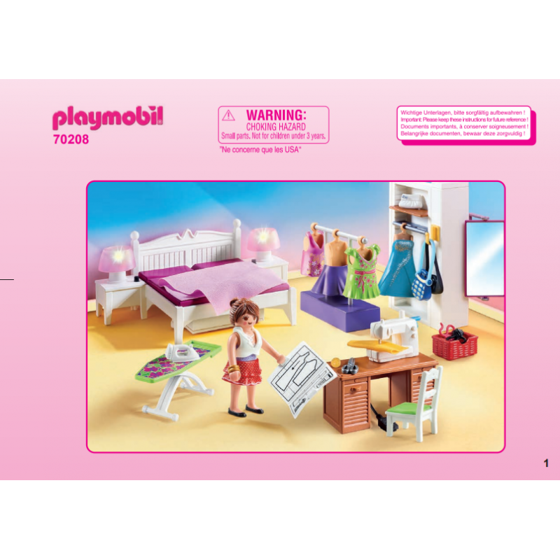 Playmobil® 30823965 Notice de montage - Dollhouse 70208