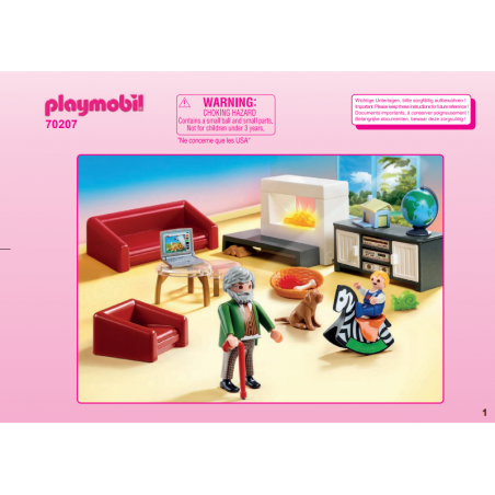 Playmobil® 30823945 Notice de montage - Dollhousse 70207