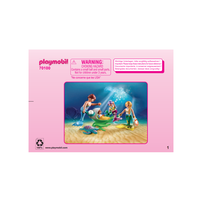 Playmobil® 30825565 Notice de montage - Magic 70100