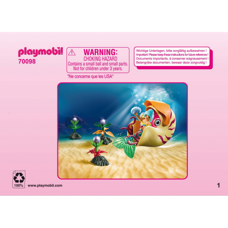 Playmobil® 30823515 Notice de montage - Magic 70098