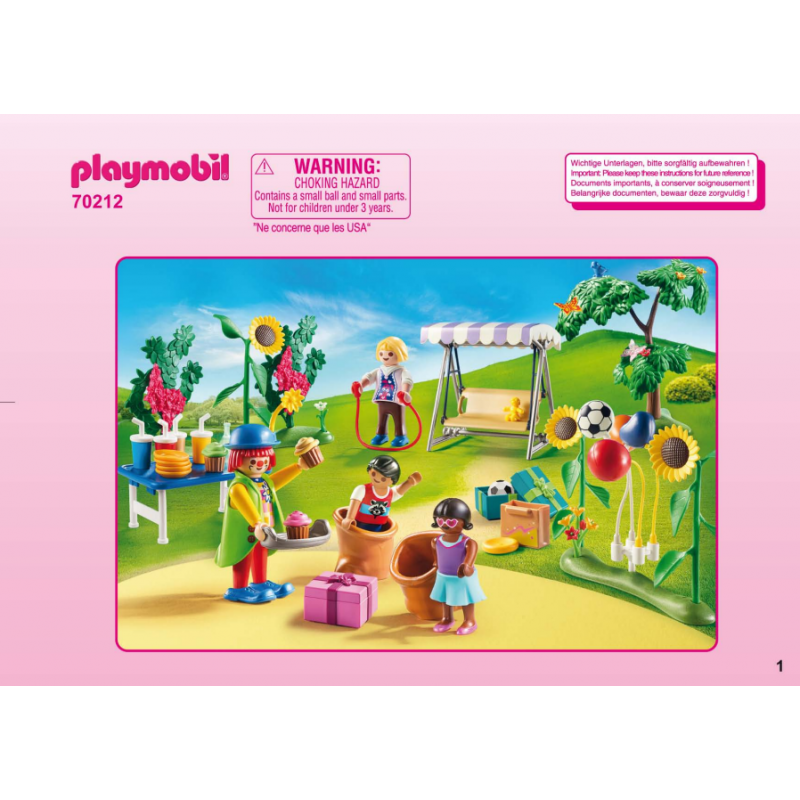Playmobil® 30824365 Notice de montage - Dollhouse 70212