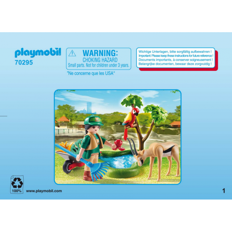 Playmobil® 30827695 Notice de montage - Family Fun - 70295