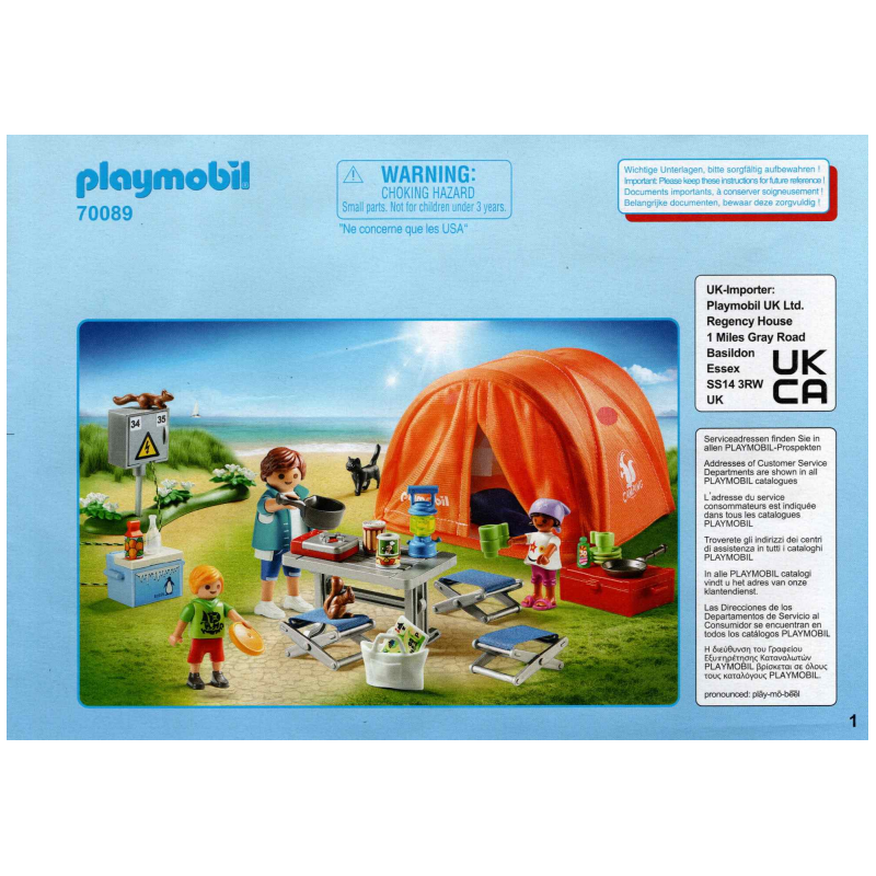 Playmobil® 30822565 Notice de montage - Family Fun 70089